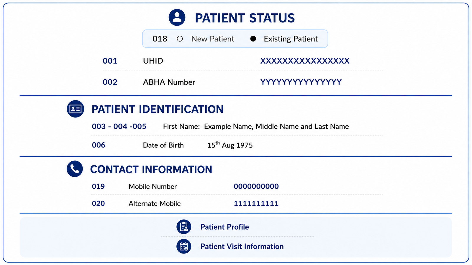 Patient Registration Form